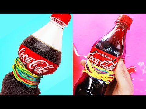 Trying LIFE HACKS WITH COCA COLA By 5 Minute Crafts