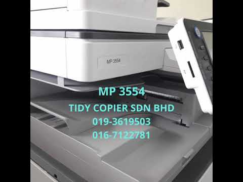 RICOH MP 3554 (Black/White Photocopier)- 4 SERIES