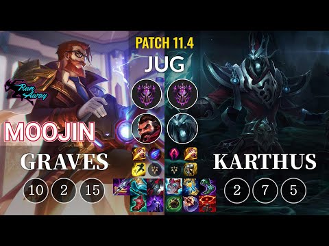 RNW Moojin Graves vs Karthus Jungle - KR Patch 11.4