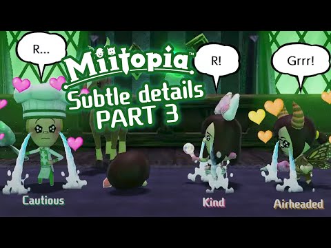 Even more subtle details in Miitopia that probably not everyone cares about
