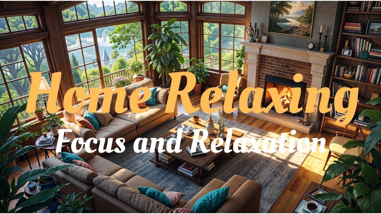 Home Relaxing for Focus and Relaxation | Lofi Wind Whisper