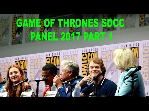 Game of Thrones - Gwendoline Christie, Sophie Turner -  SDCC Panel P1 2017