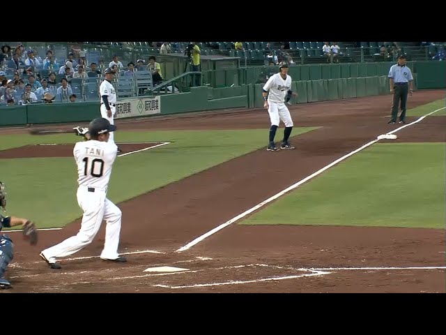 【1回表】バファローズ・谷 待望の今季初タイムリーヒット!! 2015/7/21 Bs-L