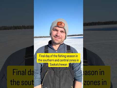 Beautiful last day for the fishing season in central/southern Saskatchewan