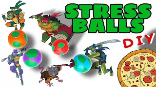 How to make Ninja Turtle Stress Balls - DIY