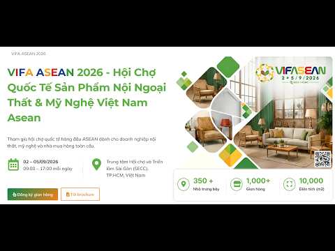 Vietnam ASEAN International Furniture & Home Accessories Fair (VIFA ASEAN 2026) — Event Video
