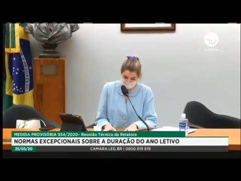 MP 934/2020 - Normas excepcionais sobre a duração do ano letivo - 25/05/2020