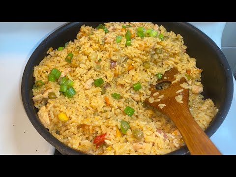 SI TE GUSTA EL POLLO CHORIZO Y VEGETALES ENTONCES DEBES VER ESTE VIDEO/arroz con pollo