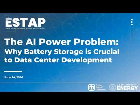 The AI Power Problem: Why Battery Storage is Crucial to Data ...