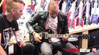 Video thumbnail for Summer NAMM '19: Epiphone Vivian Campbell Holy Diver LP & George Thorogood White Fang ES-125 TDC by Premier Guitar