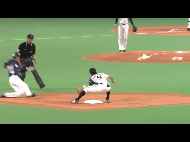 【3回表】グラブ動かずの完璧送球!! ファイターズ・近藤が刺した!! 2015/5/12 F-L