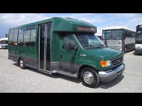Used Shuttle Bus - 2006 Terra Transit Turtle Top w/ 20 Passenger Leathermate Perimeter Seats S20904