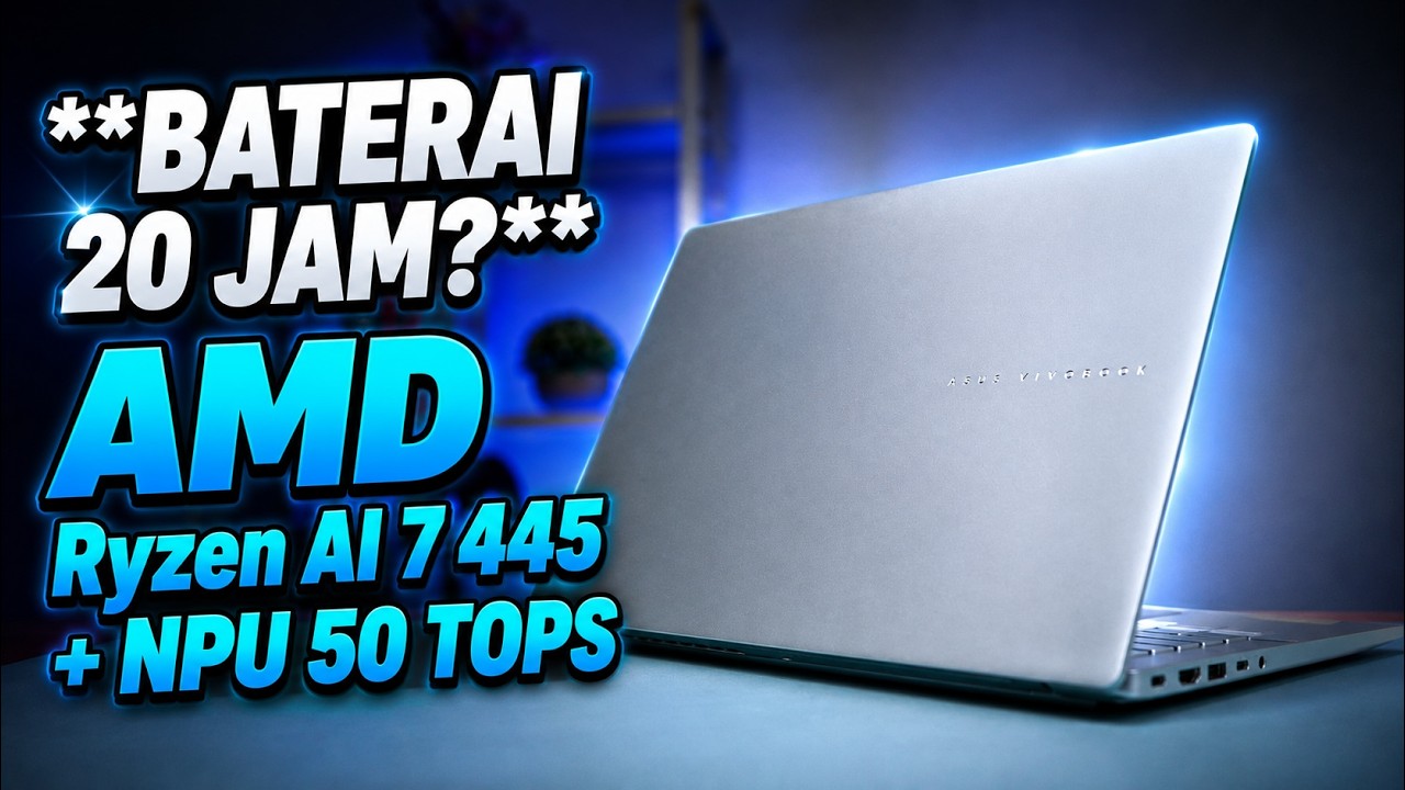 Laptop AI Rp 22 Jutaan, Layar OLED + Garansi Anti Apes — Worth It? Review Vivobook S14 OLED M3407GA