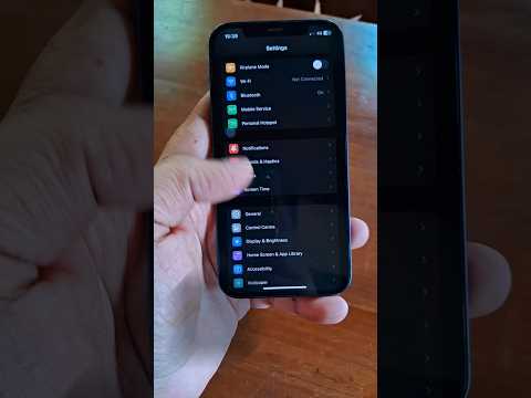 iphone 12 settings 😲😁