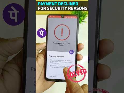 phonepe payment declined #phonepe #paymentfailed #phonepeupi #upi