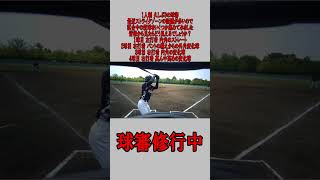 1人制 球審 投球判定動画 20260802-1 #野球  #草野球  #審判 #球審