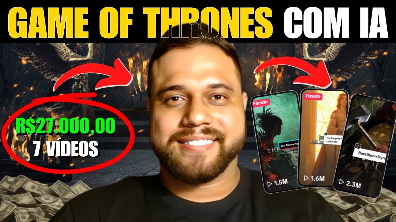30K+ Com Apenas 7 Vídeos de GAME OF THRONES