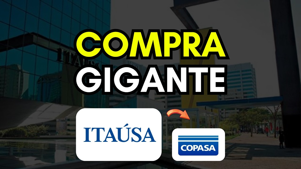 Como Fica a Itaúsa (itsa4) com o grande aporte na Copasa (csmg3), divida sobe 4x, e os Dividendos?