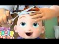 Baby JoJo S First Haircut Going To The Hairdresser Super JoJo Nursery Rhymes Kids Songs