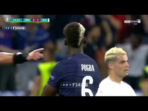 Paul pogba goal with Switzerland... which shocked the world