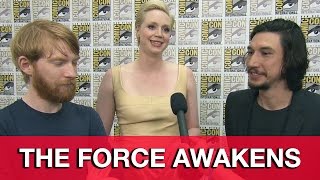 Star Wars The Force Awakens Interview - Adam Driver, Gwendoline Christie & Domhnall Gleeson