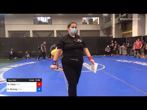 86 Kg Prelims - Nathan Haas, Nebraska Wrestling Training Center Vs Connor Strong, Pennsylvania RTC