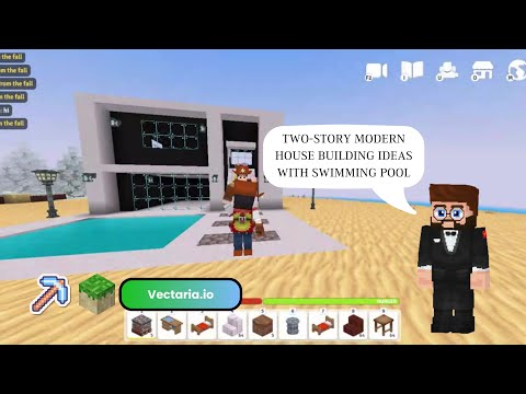 [Vectaria.io] Two-Story Modern House Building Ideas With Swimming Pool