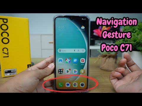 How To Removes Buttons Navigation On Poco C71