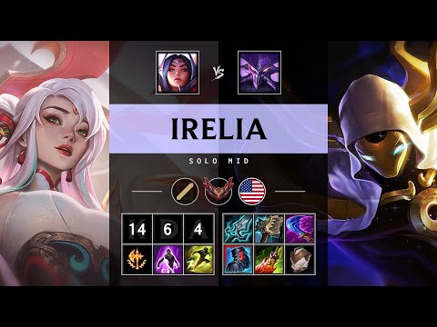 Irelia Mid vs Kassadin: Triple Kill, Godlike - NA Grandmaster Patch 25.S1.1
