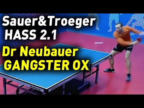 Dr Neubauer Gangster OX & Sauer&Troeger HASS - Kovalenko Sergey, short pips FH and long pips BH