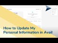 How to Update My Personal Information or Email Preferences in Avail | Avail Landlord Software