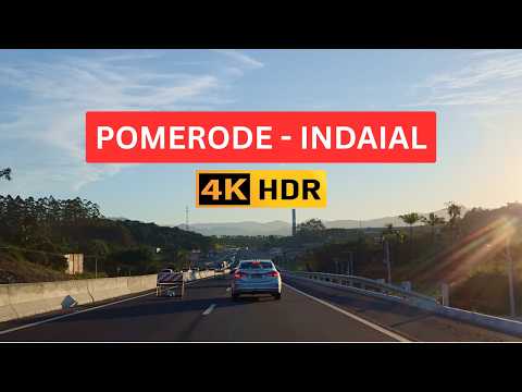 Dirigindo de Pomerode a Indaial SC | SC-421 BR-470 | Road Trip Vibes 4K
