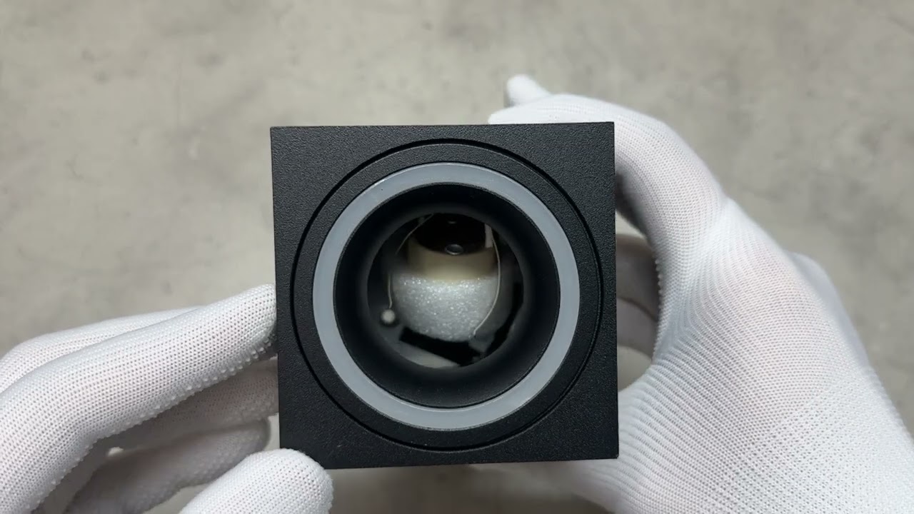 Накладной светильник FERON ML303-A MR16 GU10 чёрный, квадрат 40130