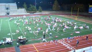 Carmel High School Marching Band 2010. Practice show.