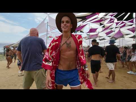 Unicorns-pro festival ים המלח -חוף נווה מדבר Dead Sea-Neve Midbar Beach‏.