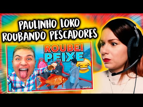 ROUB@NDO PESCADORES no GTA RP | Paulinho o LOKO | Parte 1 - REACT