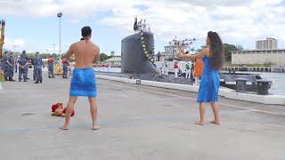 Submarine USS Hawaii Homecoming Ceremony