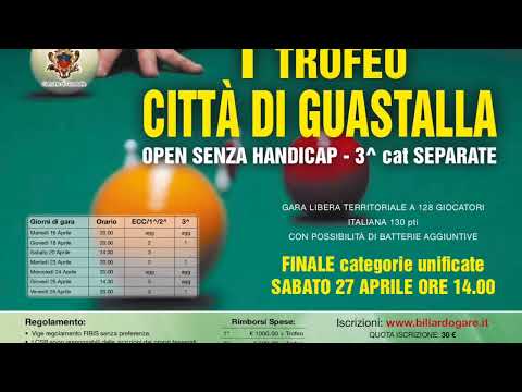 Martino Carmelo VS Righi Mauro - I° Trofeo Città di Guastalla