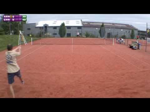Christophe (5/6) vs Arnaud (15/1) - Interclubs 2013 - 1er set - 26/05/2013