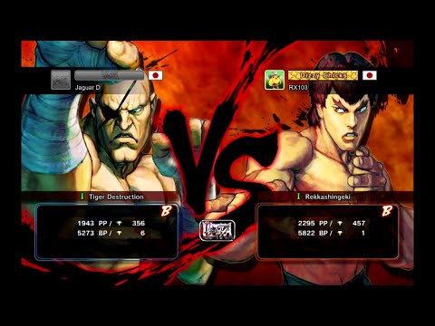 ◢ Jaguar D ( Sagat ) vs RX103 ( Fei Long ) - USF4 PC HD 720p ◣