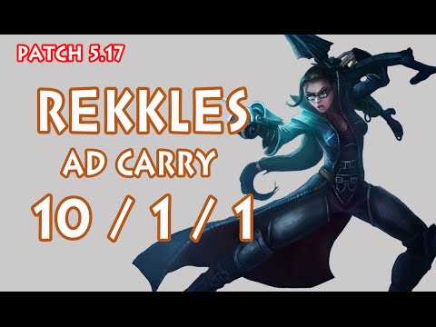 FNC Rekkles Vayne vs Graves - Ad Carry 5.17 - KR Master SoloQ