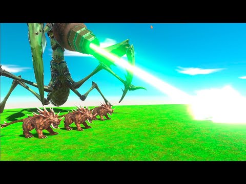 MEGA PLASMA MANTIS & HELLHOUND vs EVERY UNIT   Animal Revolt Battle Simulator