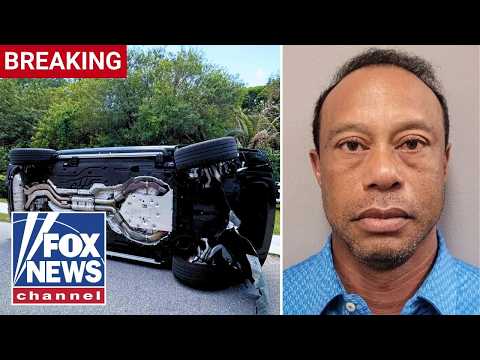 BREAKING: Tiger Woods' mugshot released after golf legend crawls from overturned car, report says