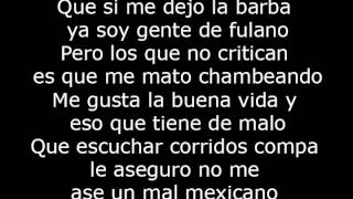 que tiene de malo calibre 50 ft el komander con letra lyrics