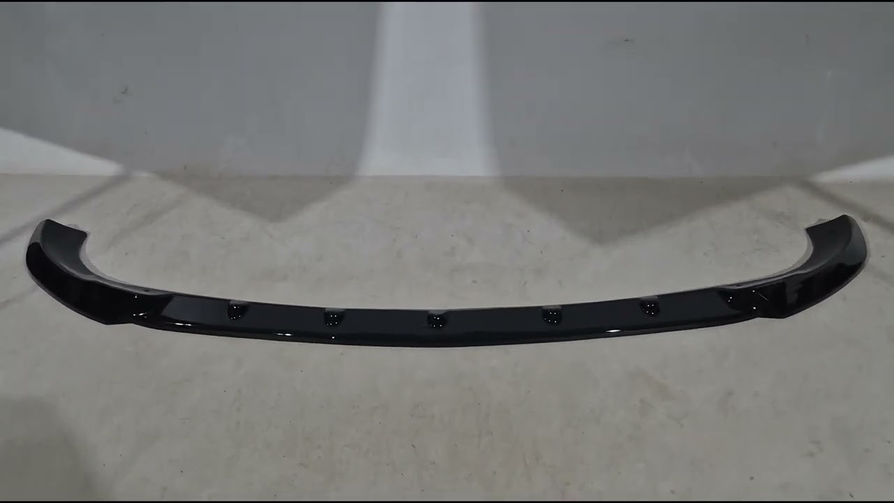 Передний сплиттер DPT (для AMG-Line, 2020-2023, черный глянец) Video 1