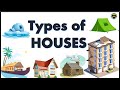 Types Of Houses Kutcha House And Pucca House Different Types Of Houses Types Of Houses For Kids