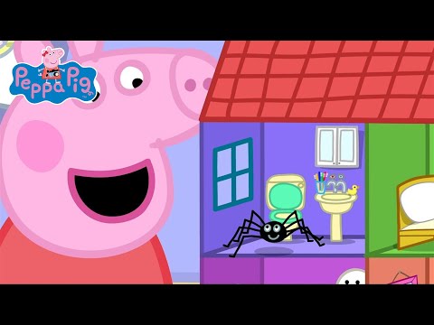 Peppa Pig Finds A Spider!