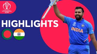 Rohit Hits Ton & Bumrah Masterclass | Bangladesh vs India - Highlights | ICC Cricket World Cup 2019