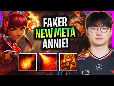 FAKER CRAZY NEW META ANNIE MID! | T1 Faker Plays Annie Mid vs Zed!  Season 2025