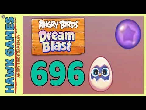 Angry Birds Dream Blast Level 696 - Walkthrough, No Boosters